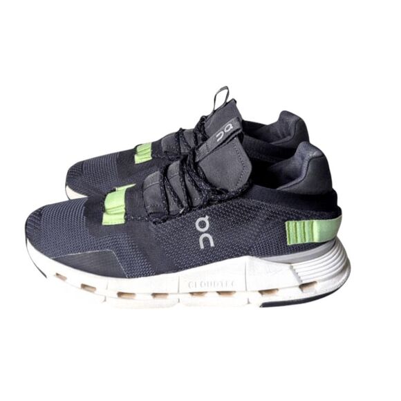 ON RUNNING Cloudnova 'Eclipse Meadow Green' Running Shoes Size 8.5 - Picture 3 of 14